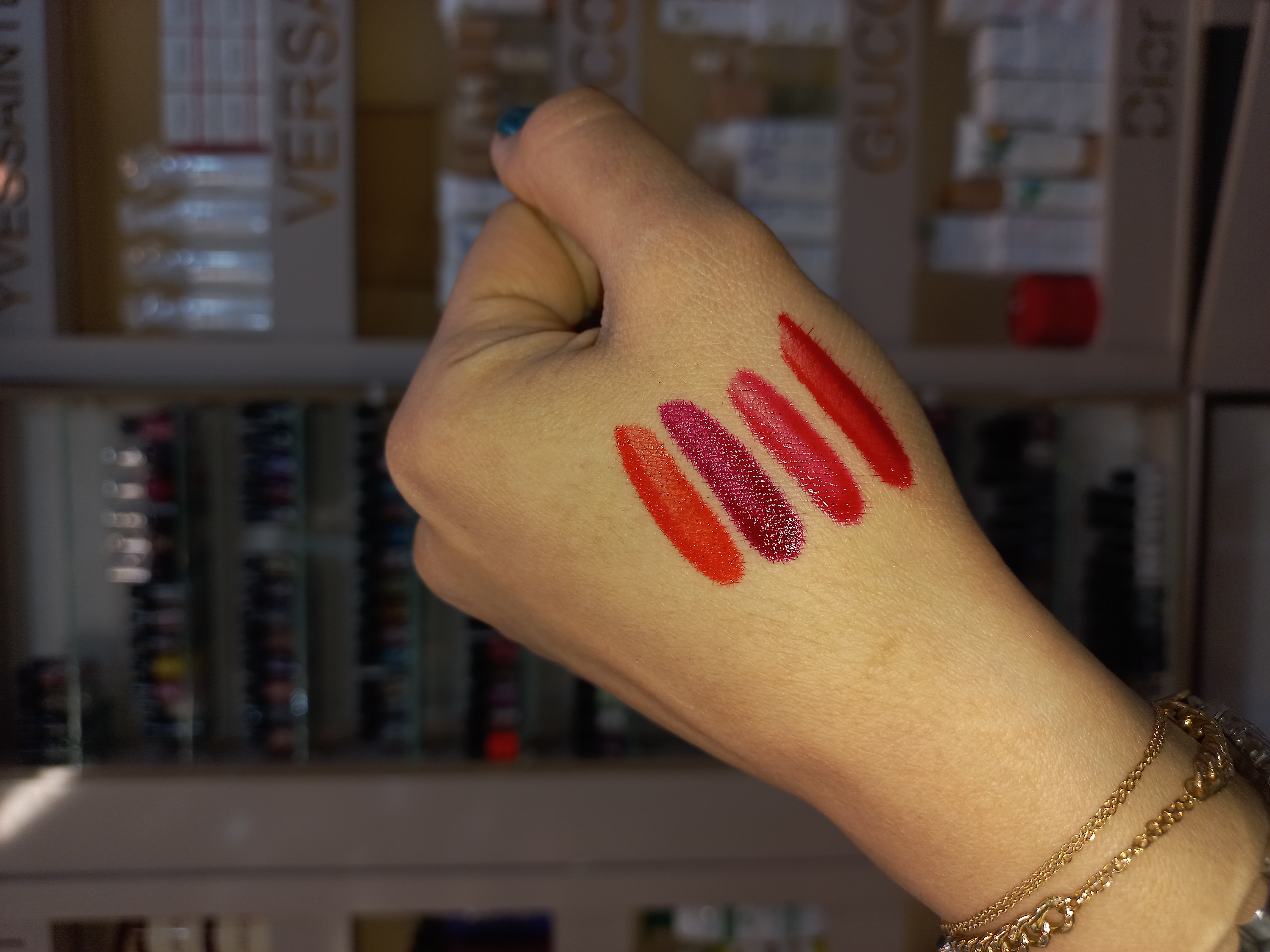 رنگ ها از بالا به ترتیب 75 و 76 و 77 و 78