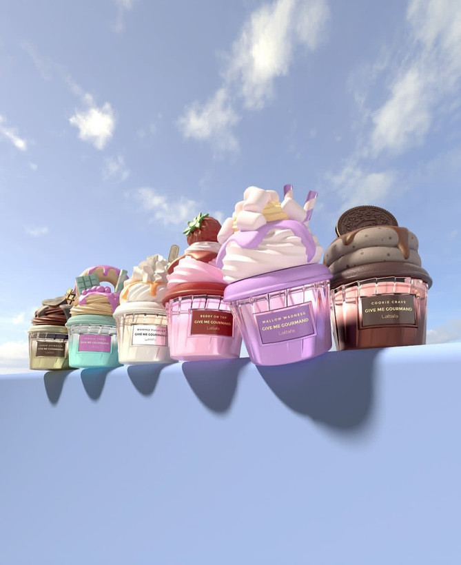 عطر ادکلن زنانه ترند بستنی لطافه🍦🍓🍫