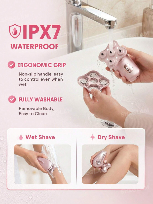 شیور صورت و بدن شیگلم ۵ تیغ فول بادی مدل 5D Flash Electric Shaver اورجینال