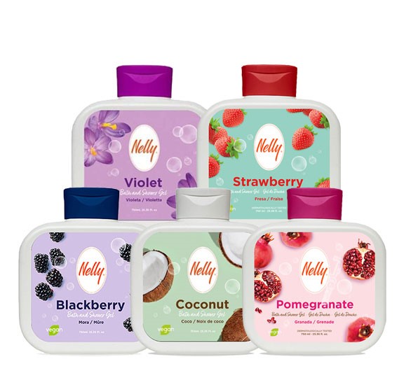 شامپو بدن نلی NELLY BATH & SHOWER GEL حجم750ml اصل