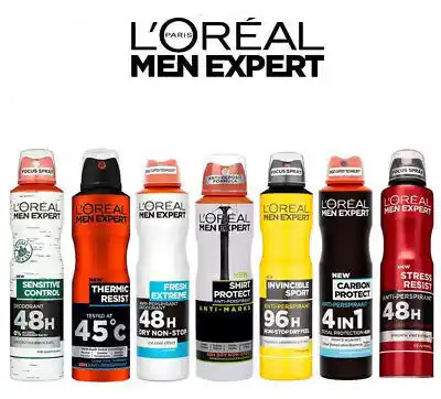 اسپری ضد تعریق مردانه لورال Loreal مدل منیزیم دیفنس Magnesium Defence حجم 250 میل | ضد حساسیت، فاقد الکل و آلومینیوم