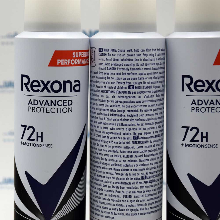 اسپری بدن ضد تعریق زنانه رکسونا REXONA اصل آرژانتین مدل Invisible حجم 200 میلی لیتر