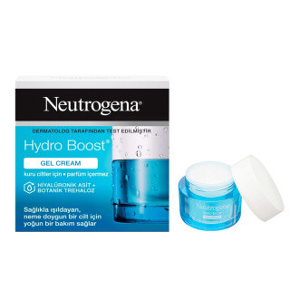 ژل کرم آبرسان صورت مدل Hydra Boost حجم 50میل نوتروژینا پوست خشک