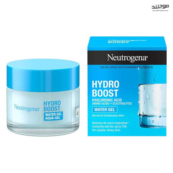 واتر ژل آبرسان صورت نوتروژینا مدل Hydro Boost حجم 50 میلی لیتر پوست نرمال و چرب
