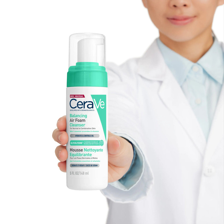 فوم شستشوی صورت سراوی مدل بالانسینگ (Air Foam) مخصوص حفظ تعادل چربی و رطوبت پوست 148 میل